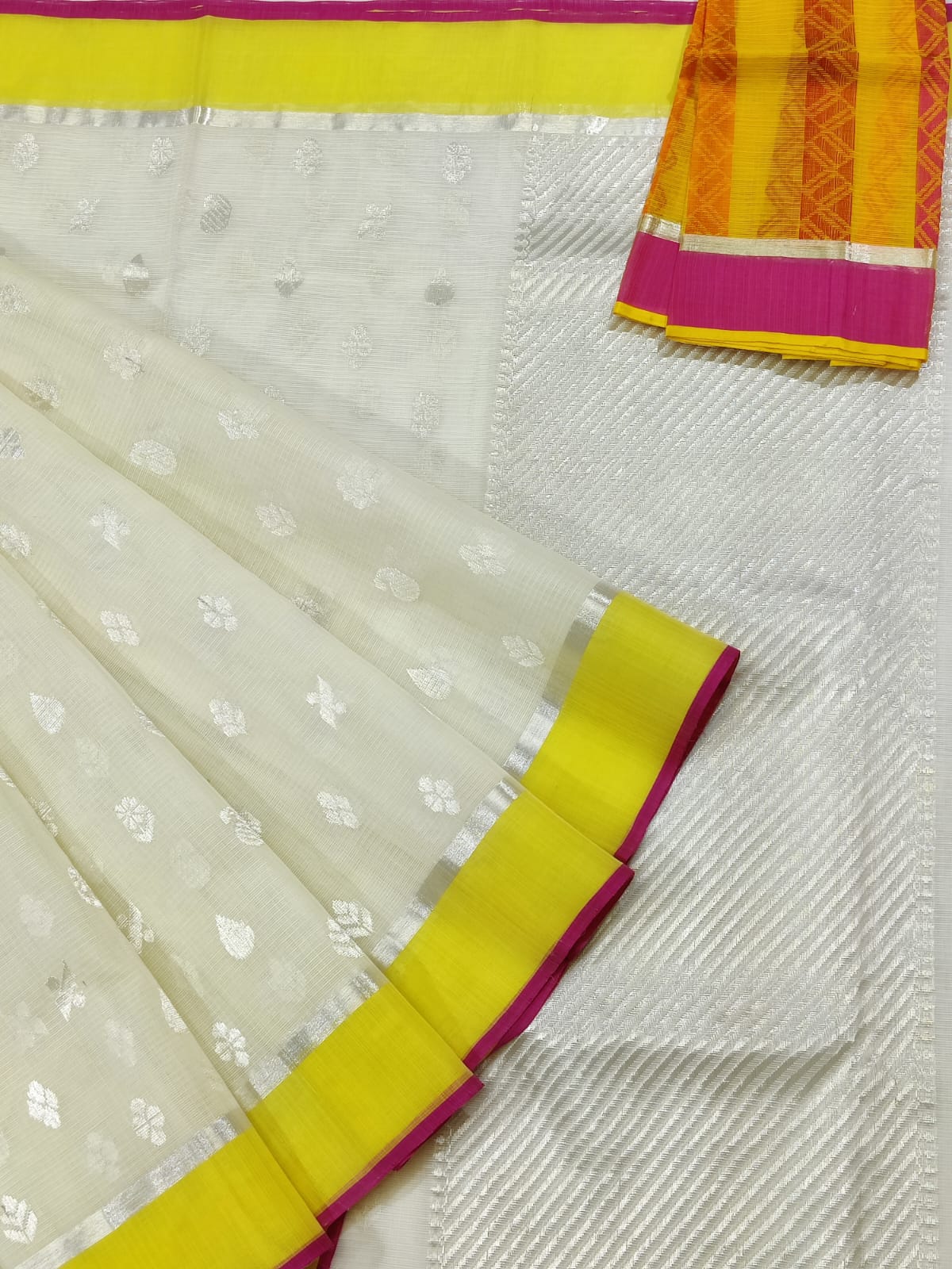 Exclusive Zarikota Saree with contrast blouse