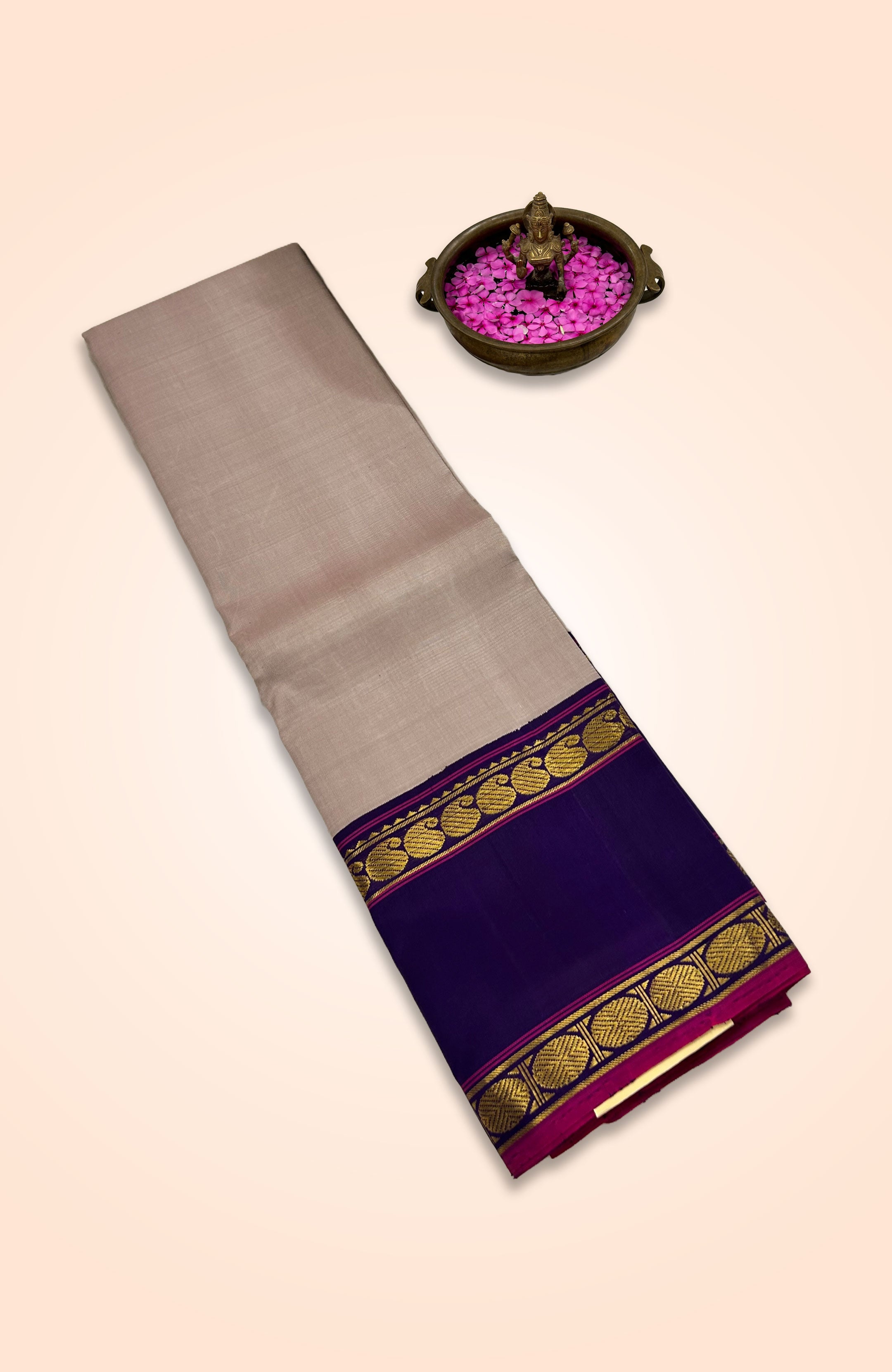 KANCHIPURAM PLAIN SILK BORDER