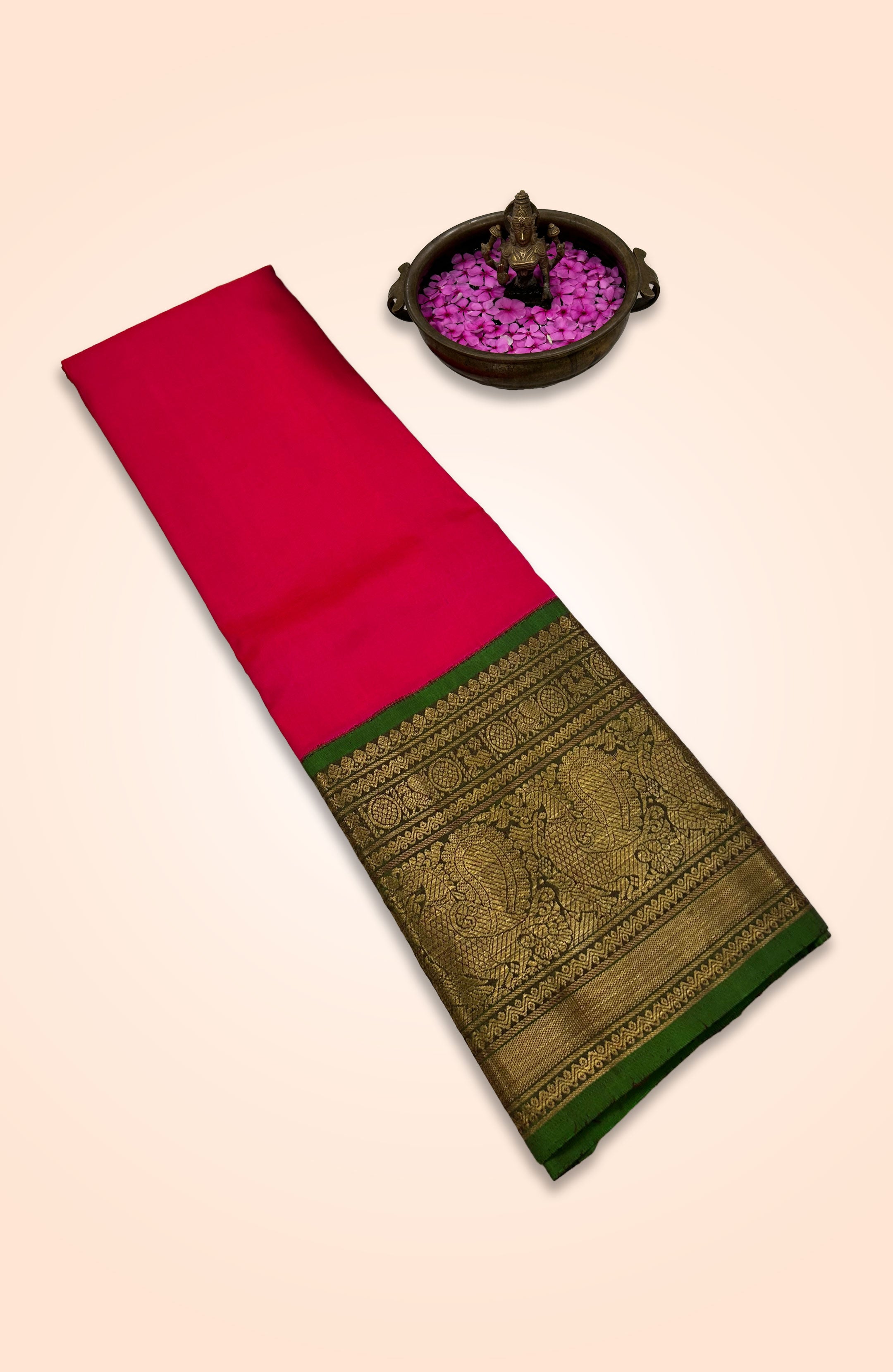 KANCHIPURAM PLAIN SILK